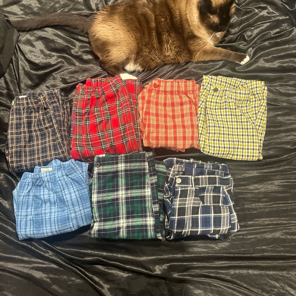 Brandy Melville Red and Orange Casual Pants